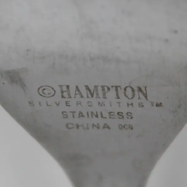 Lot of 8 Hampton Silversmiths Marguerite Pattern SS Dinner Forks 7.75" Good