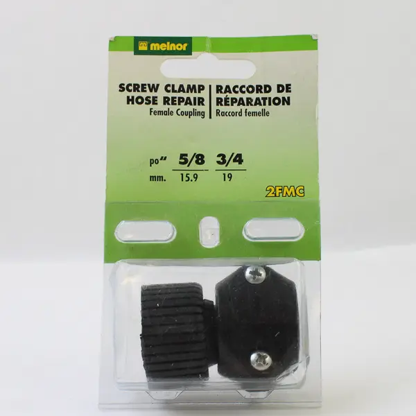 Melnor Female Hose Repair Connector Fits 5/8" & 3/4" Compact Durable