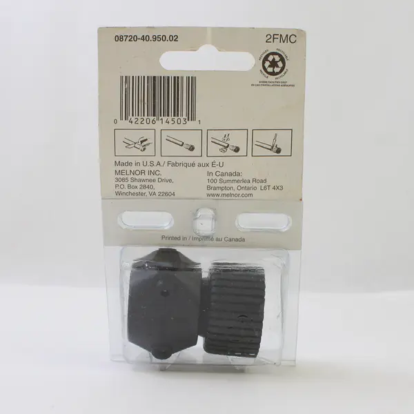 Melnor Female Hose Repair Connector Fits 5/8" & 3/4" Compact Durable