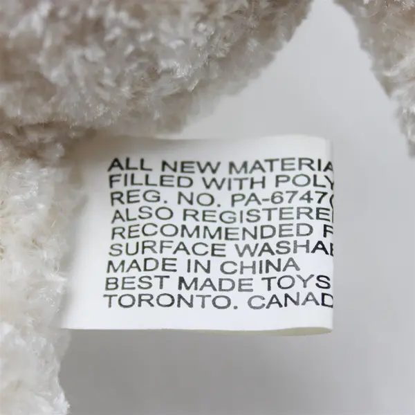 Best Made Toys Limited Teddy Bear Heart Neck Ribbon 9.5in Plush