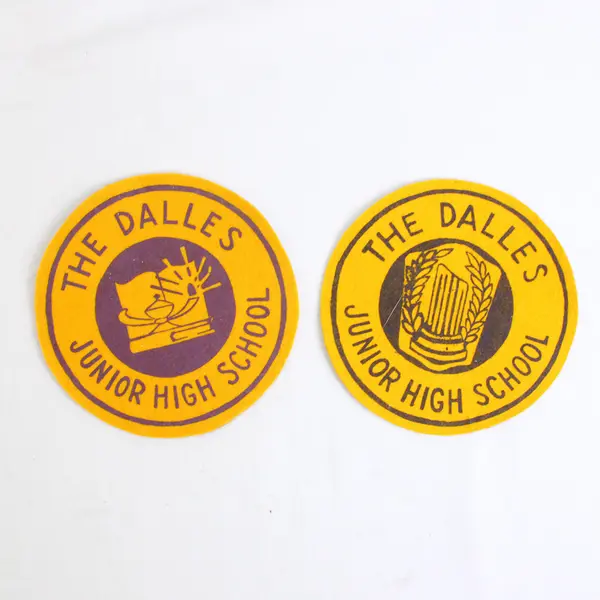 Lot of 4 Vintage Letterman Varsity Felt Patches "D" 