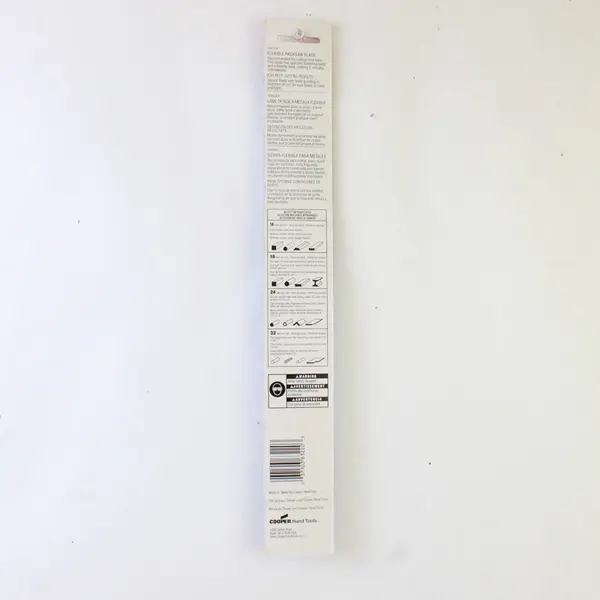 Lot of 2 Nicholson 10 inch Metaloy Hacksaw Blades White Black