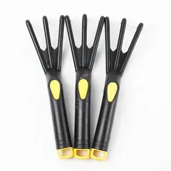Lot of 3 Expert Gardener Plastic Cultivator Hand Rakes 11 in