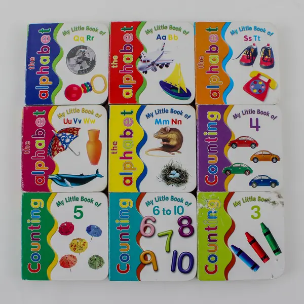 My Little Library of ABC's Set of 9 Board Books Early Readers