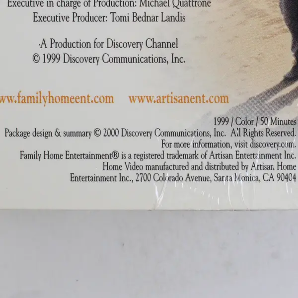 Riddle of the Desert Mummies VHS Tape, 1999 #12185 Discovery Channel, New/Sealed