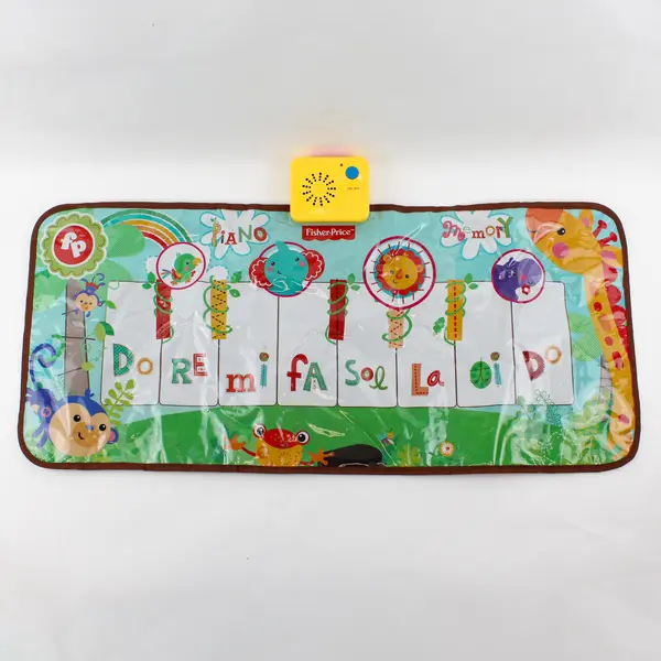 Fisher-Price Dancin Tunes Music Mat Floor Piano Keyboard Animal Sounds