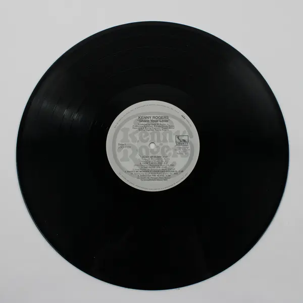 Kenny Rogers Share Your Love 12" Vinyl Record