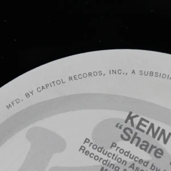 Kenny Rogers Share Your Love 12" Vinyl Record