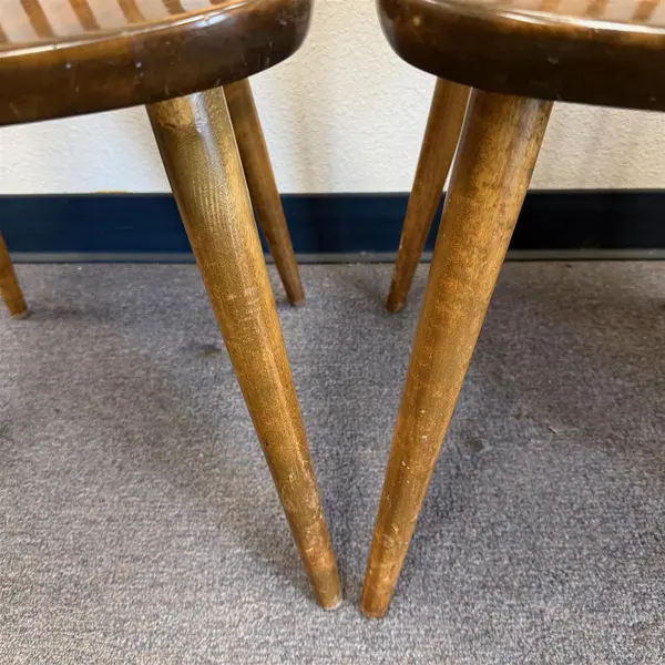 Set of 2 Vintage Swedish Wood Windsor Dining Chairs- Freight / Local Pickup