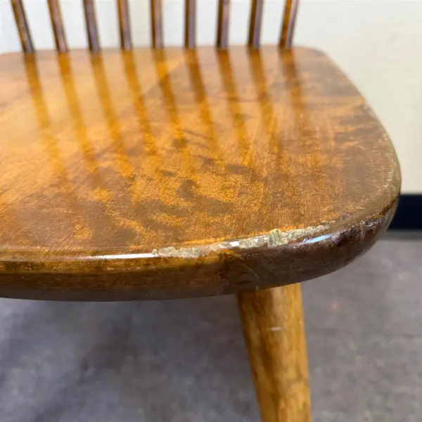 Set of 2 Vintage Swedish Wood Windsor Dining Chairs- Freight / Local Pickup