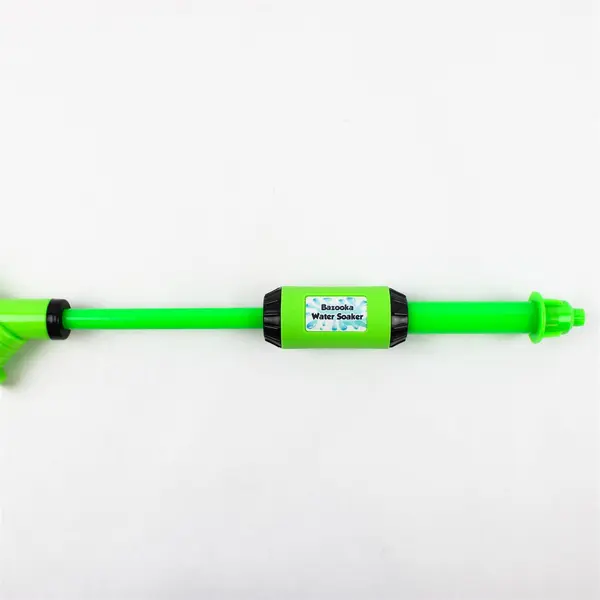Used Bazooka Water Soaker Pump Action Green Kids Outdoor Squirt Toy