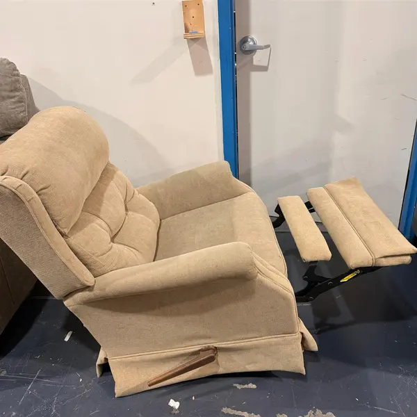 Best Chairs Inc Beige Recliner Best Brothers Model- Local Pickup Only