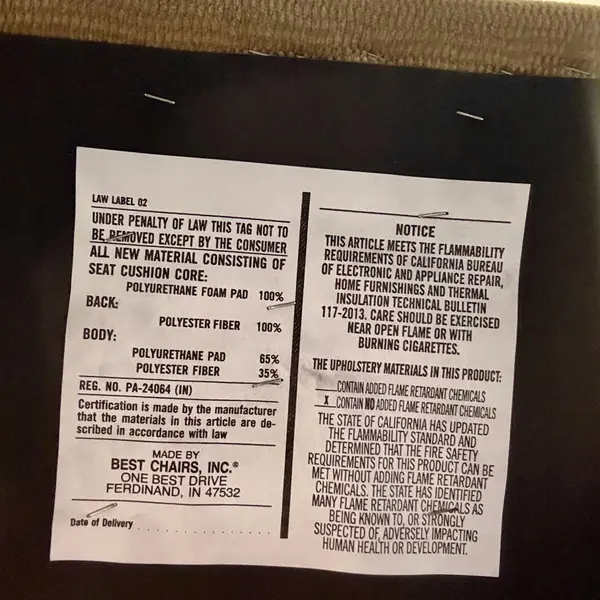 Best Chairs Inc Beige Recliner Best Brothers Model- Local Pickup Only