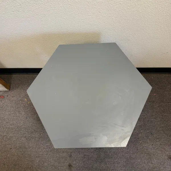 Safavieh Natanya Blue/Gray Hexagon Side Table Lattice Design- Local Pickup Only