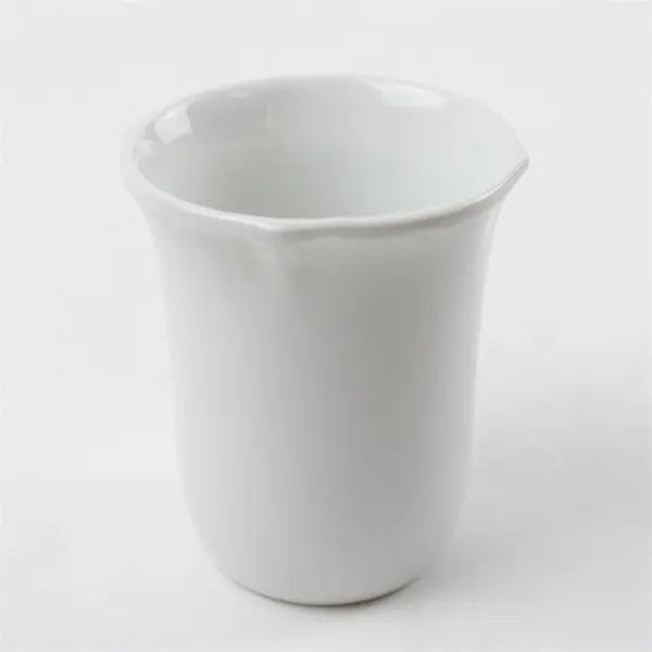 White Porcelain Utensil Holder Cup Kitchen Counter Crock Organizer