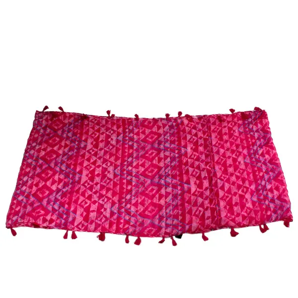 Rikka Pink Geometric Scarf New with Tags Lightweight Women's