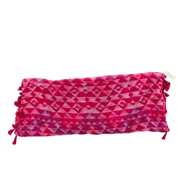 Rikka Pink Geometric Scarf New with Tags Lightweight Women's
