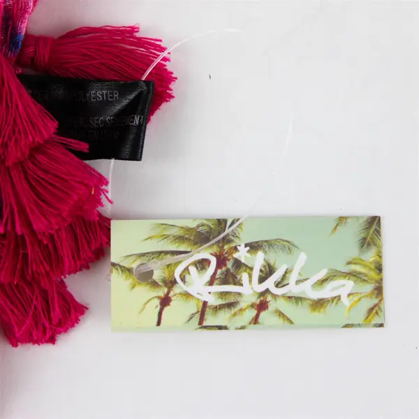 Rikka Pink Geometric Scarf New with Tags Lightweight Women's