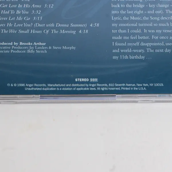 Gently CD by Liza Minnelli, 1996