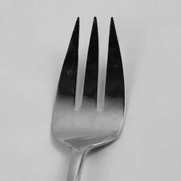 Lot of 4 Oneida Silver Chandler Glossy 18/10 SS Large Serving Forks 9.25" Rare