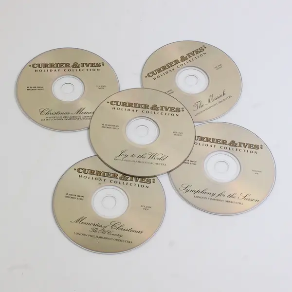 Christmas Classics 5 CD Set -Currier & Ives w/The London Symphony & Philharmonic