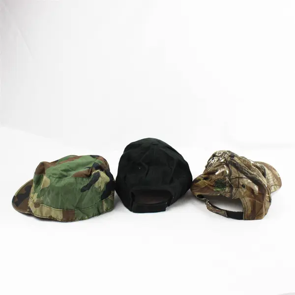 Lot of 3 Men's Caps 2 Adjustable 1 Fixed Camouflage Inter Milan