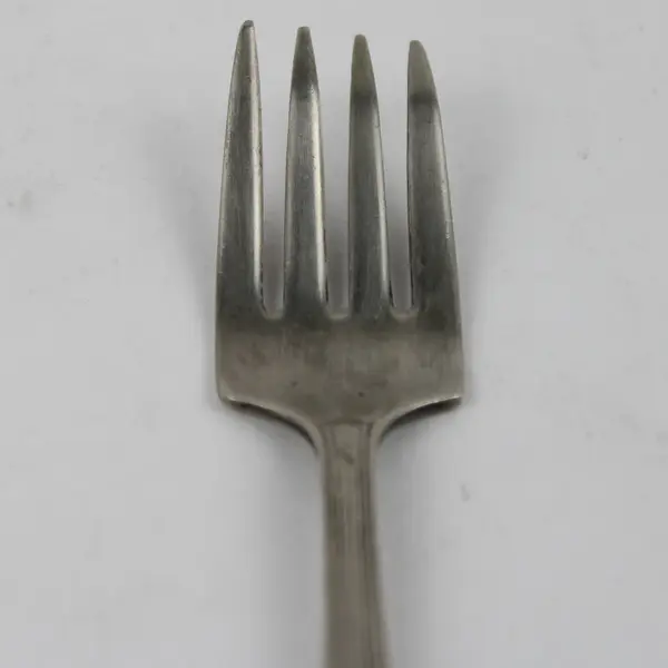 NSO EP NS Printed Unknown Pattern (Silverplate) Flatware Baby Fork 4.25" Long