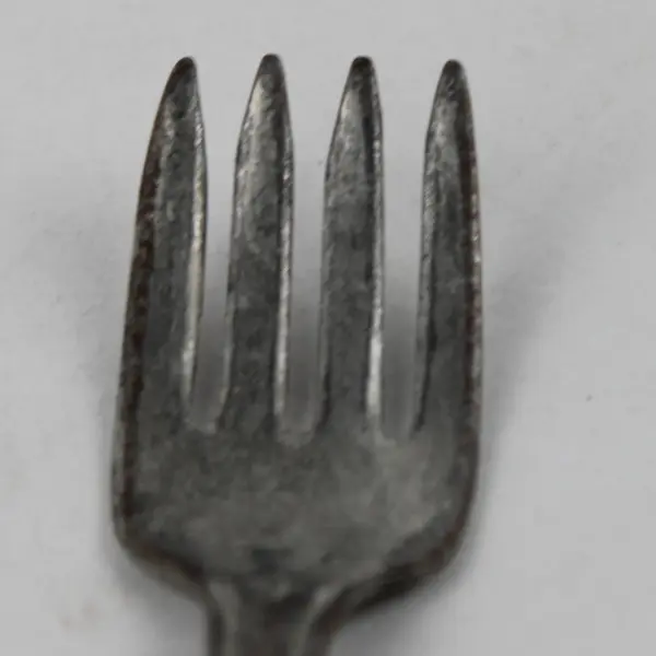 Unbranded Little Bo Peep Pattern Flatware Alphabet Baby Fork 4.25" Long