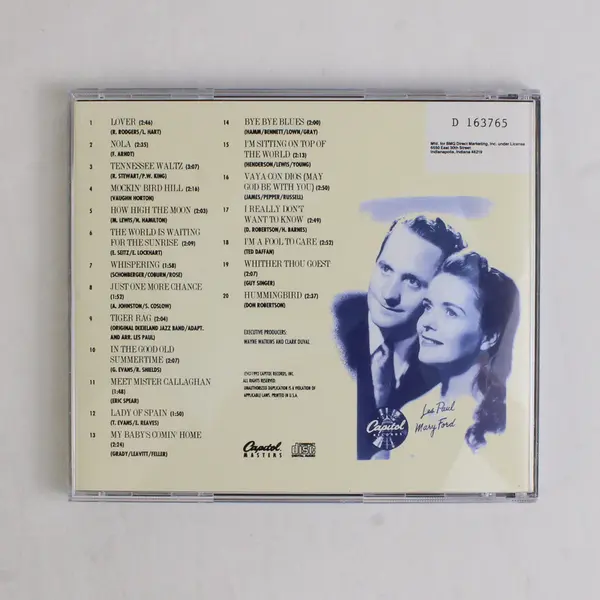 Best of the Capitol Masters CD Les Paul with Mary Ford 1992, D163765 