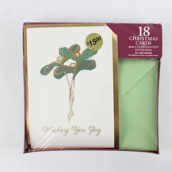 Set of 18 Christmas Cards Wishing You Joy The Paper Magic Group New