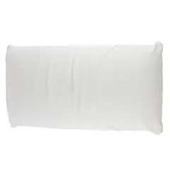 Serta Foam Solid White Color Queen Sized Pillow With Matching Cover 16" x 31"