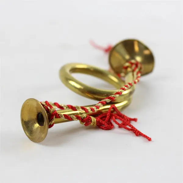 Lot of 6 French Horn Ornaments Musical Holiday Crafts DIY