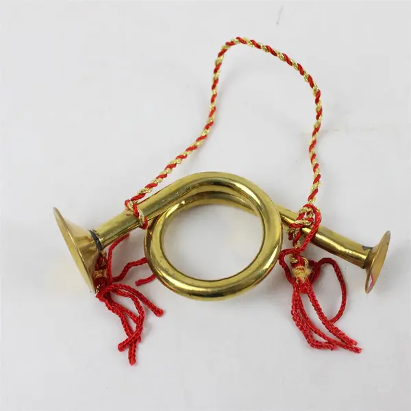 Lot of 6 French Horn Ornaments Musical Holiday Crafts DIY