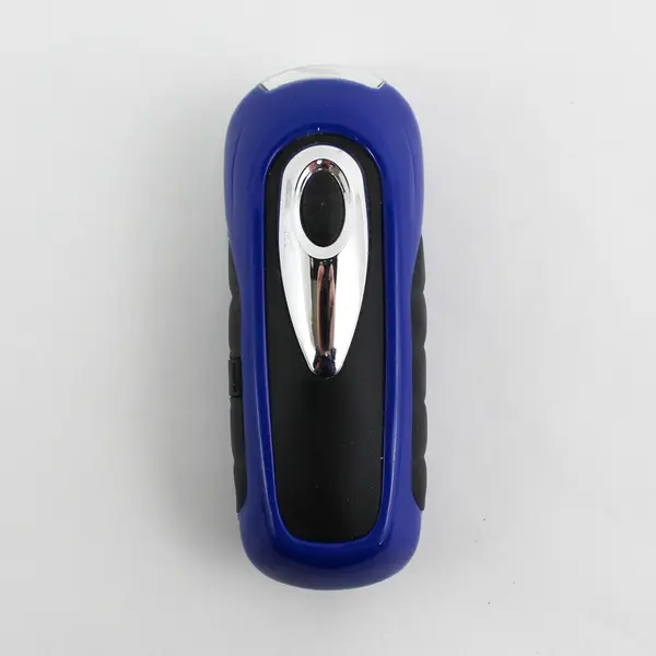 Cobalt Blue Emergency Wind Up Flashlight
