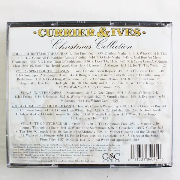 Currier & Ives Christmas Collection 5 CDs Set Vols. 1-5, 2000 