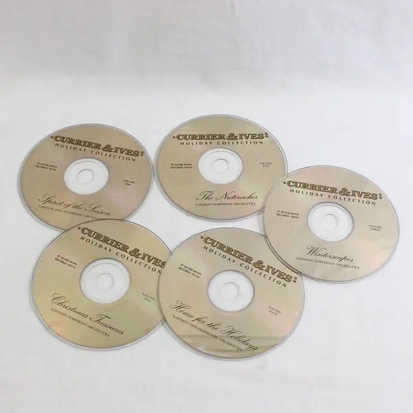 Currier & Ives Christmas Collection 5 CDs Set Vols. 1-5, 2000 