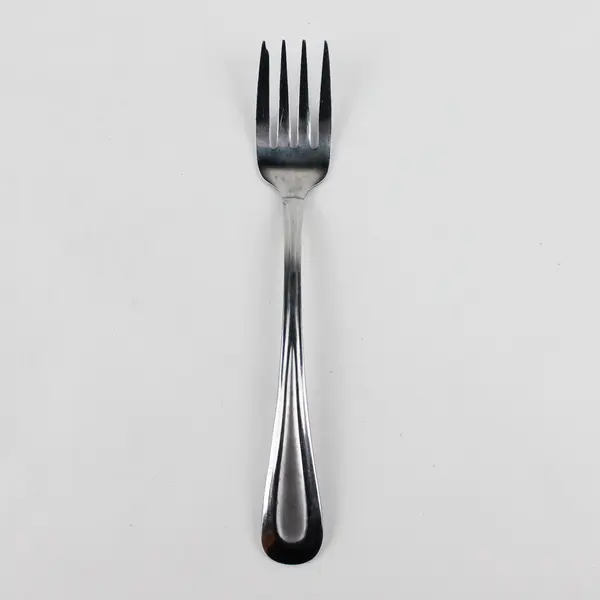 Oneida Silver Satin Sand Dune Pattern Stainless Large Salad Fork 7.25" Good