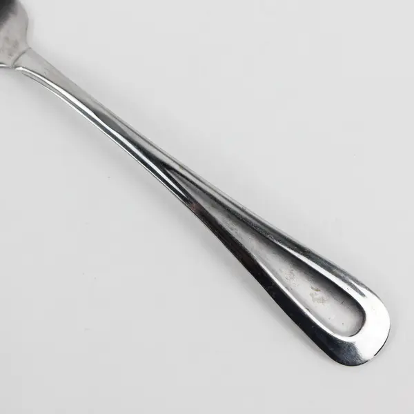 Oneida Silver Satin Sand Dune Pattern Stainless Large Salad Fork 7.25" Good