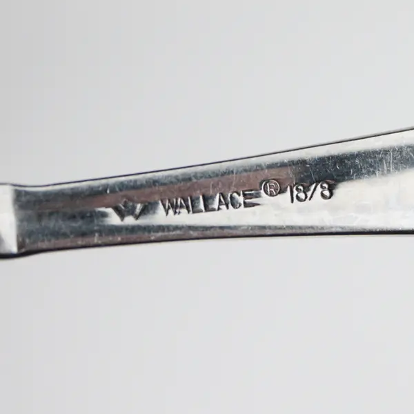 Lot of 5 Wallace Silver Summerset Pattern 18/8 SS Oval Soup Spoons 7" Good