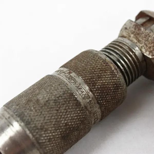 Vintage Ratcheting Hand Brace Bit Drill Wood Handles 13.5in WORKING