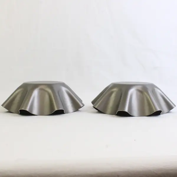 Lot Of 2 Unbranded Matching Non-Stick Tortilla Bowl Makers 9" Diameter