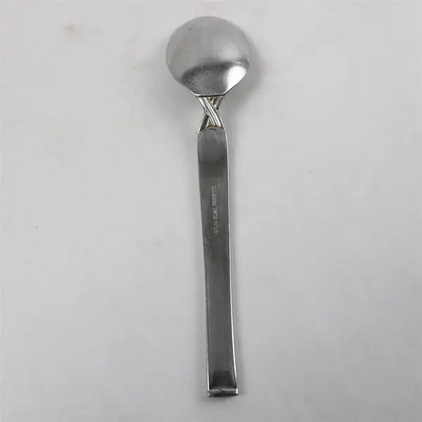 Set of 2 Oneida Simplicity Stainless Oval Soup Spoons