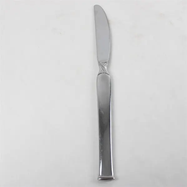 Set of 2 Oneida Simplicity Stainless Steel Modern Solid Dinner Knives 