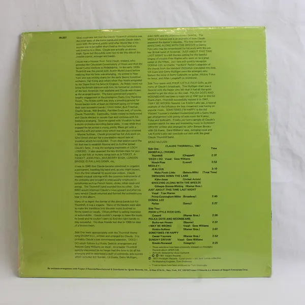 Claude Thornhill And His Orchestra The Great American Dance Bands