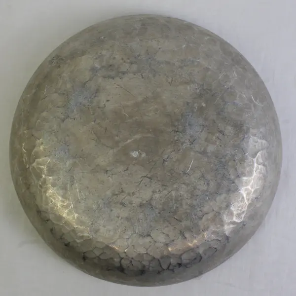 Everlast Grape/Vine Patterned Round Hammered Aluminum Bowl 10.25" Diameter