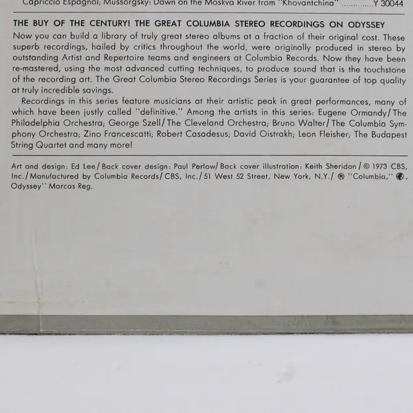 Mussorgsky Pictures At An Exhibition Szell Richter Odyssey