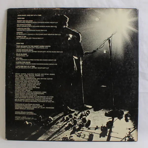 Joan Baez One Day At A Time 12" Vinyl Record