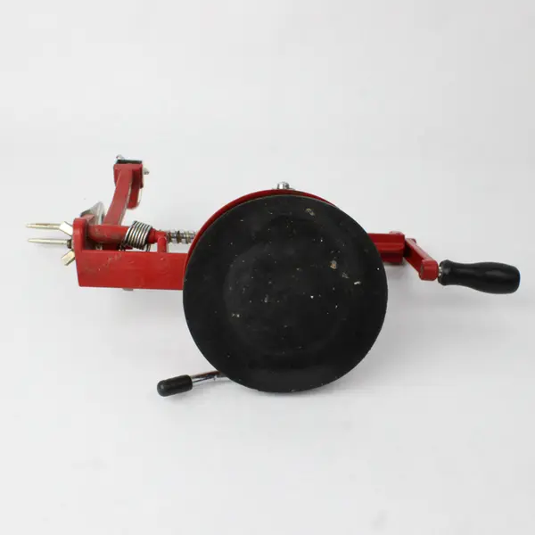 Norpro Red Metal Apple-Master Parer, Slicer & Corer With Vacuum Base