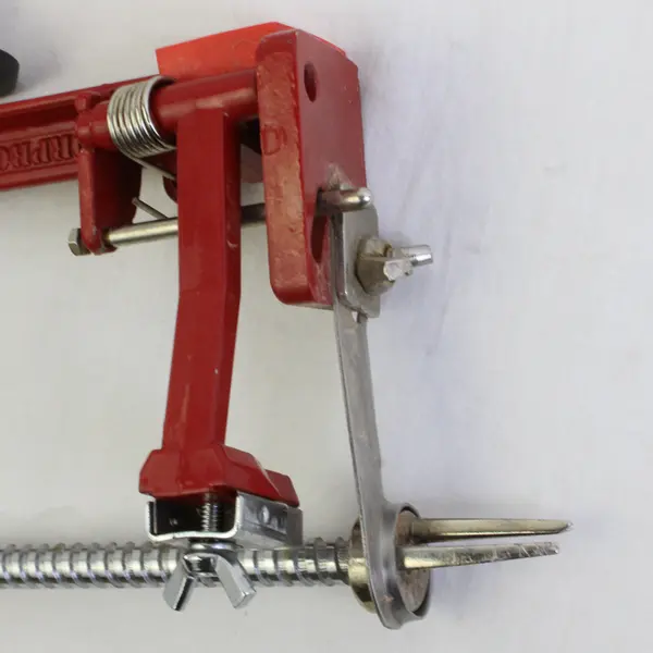 Norpro Red Metal 864R Apple Mate Stainless Steel 3-in-1 Peeler