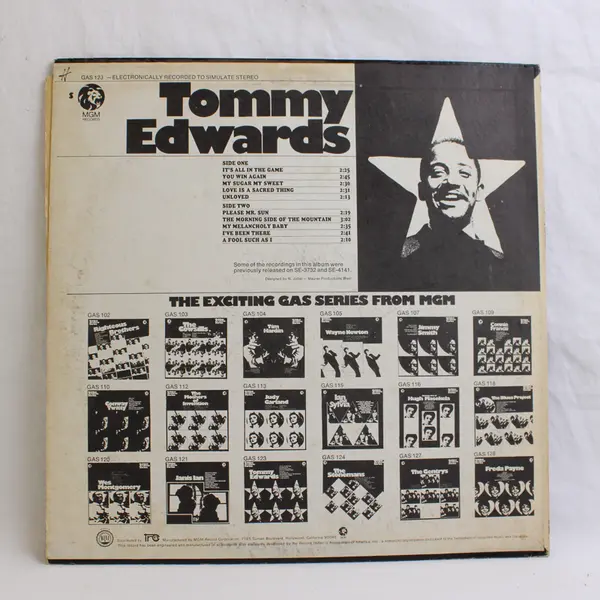 Tommy Edwards Golden Archive Series 12" Vinyl Record